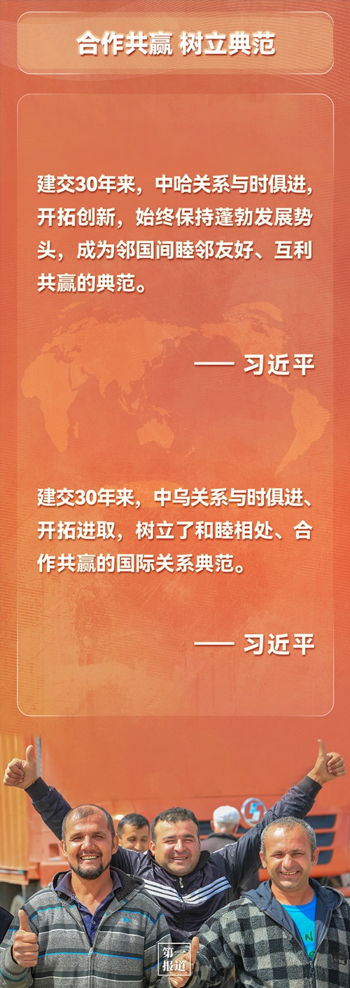 第一報(bào)道 | 建交三十年，習(xí)主席這樣評(píng)價(jià)與中亞五國(guó)關(guān)系