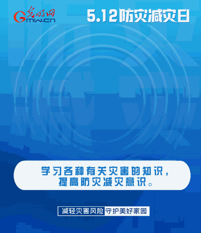 【動態(tài)海報】減輕災(zāi)害風(fēng)險，從這10個字開始