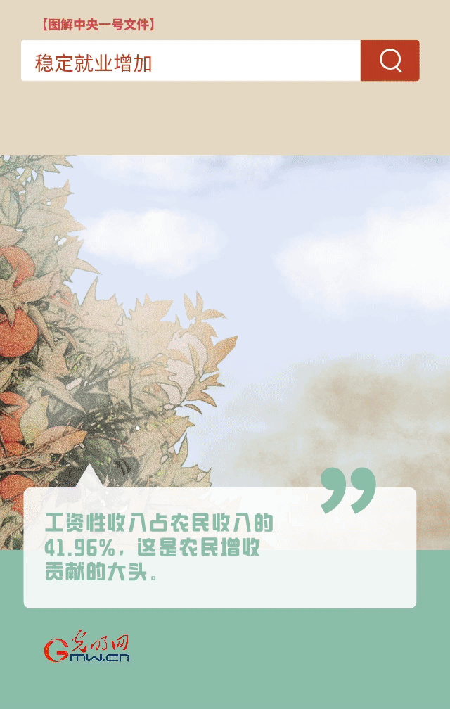 【圖解中央一號文件】“動”漫海報(bào)丨今年如何讓農(nóng)民的“錢袋子”鼓起來？