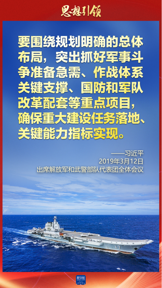 思想引領(lǐng)｜兩會上，習(xí)主席這樣談強(qiáng)軍之路