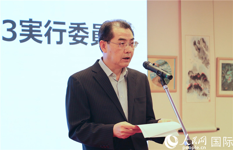 中國駐日本大使吳江浩致辭。人民網(wǎng) 許可攝