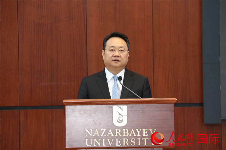 中共中央宣傳部副部長王綱致辭。人民網(wǎng)記者 李強攝
