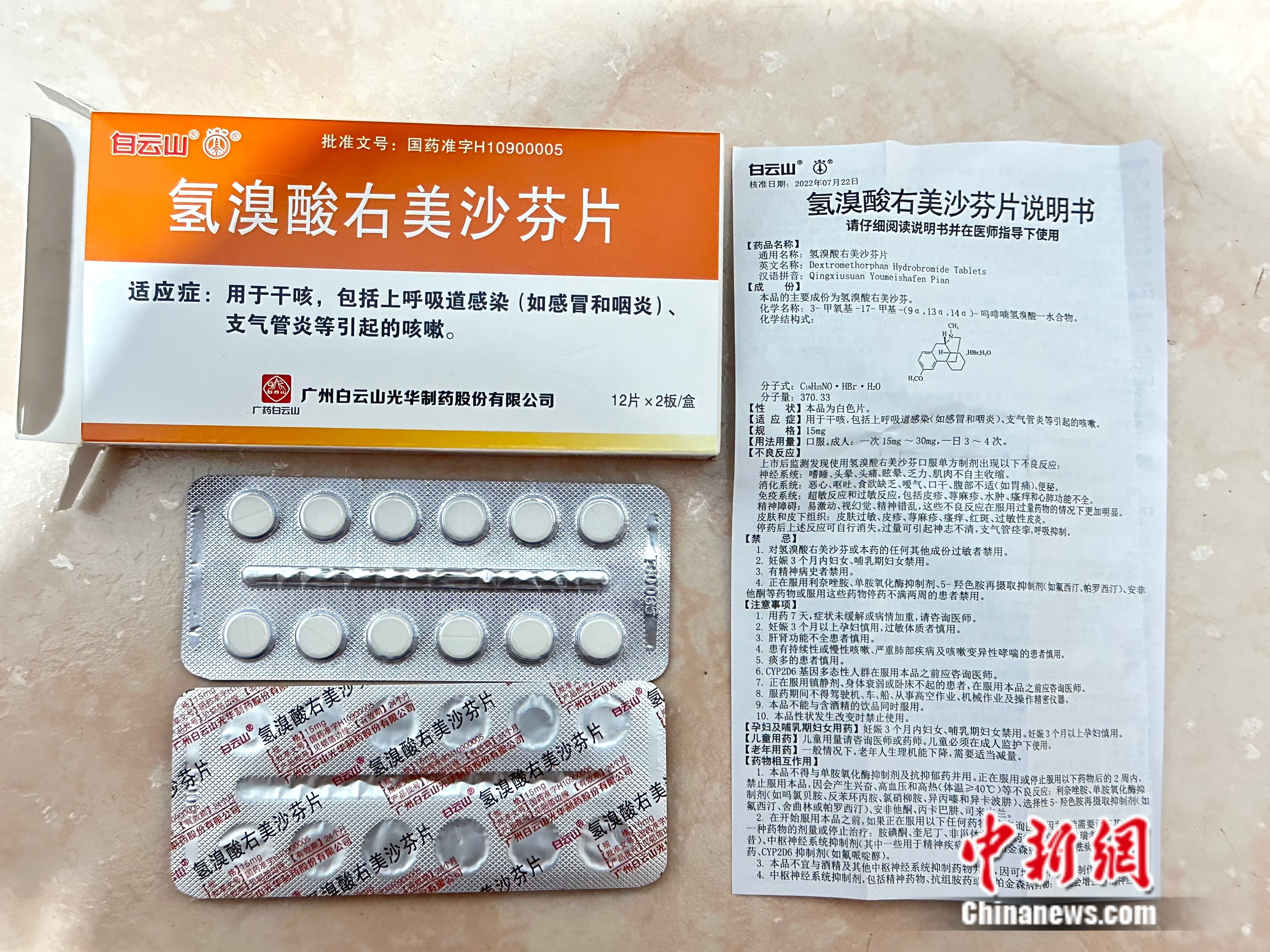 右美沙芬。受訪者供圖