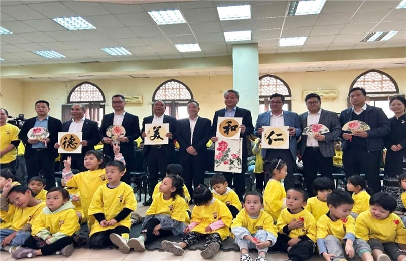 圖為2023“中華文化大樂園—埃及開羅營”閉幕式活動現(xiàn)場。主辦方供圖