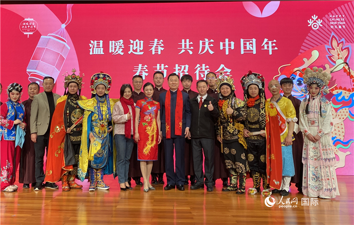當(dāng)?shù)貢r(shí)間2月5日晚，中國(guó)駐美國(guó)大使館舉辦僑學(xué)界專(zhuān)場(chǎng)春節(jié)招待會(huì)。 人民網(wǎng)記者 李志偉攝