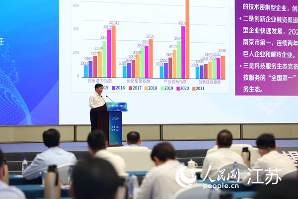 2022南京江北新區(qū)創(chuàng)新活力指數(shù)發(fā)布。江北新區(qū)供圖
