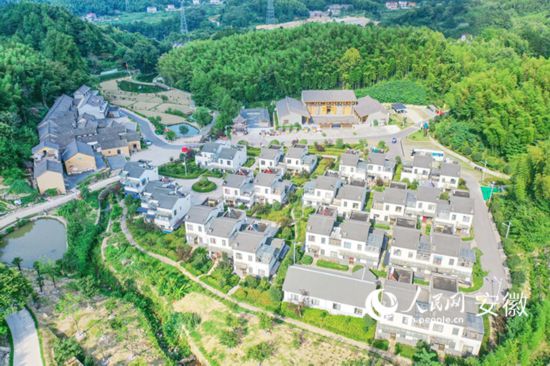 俯瞰大灣村。人民網 陳若天攝