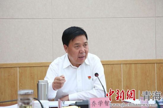 圖為黃南州州長喬學智講話。黃宣攝