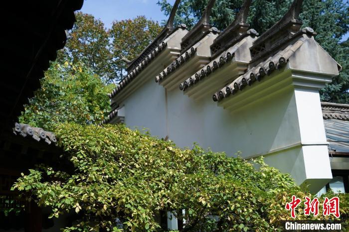 圖為西寧園林植物園內(nèi)的蘇式風(fēng)格建筑。　馬銘言 攝
