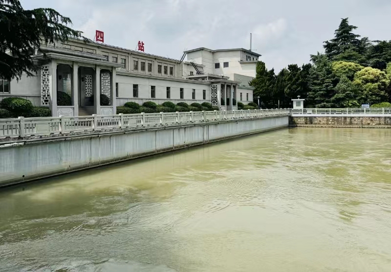 江都水利樞紐。受訪對象供圖