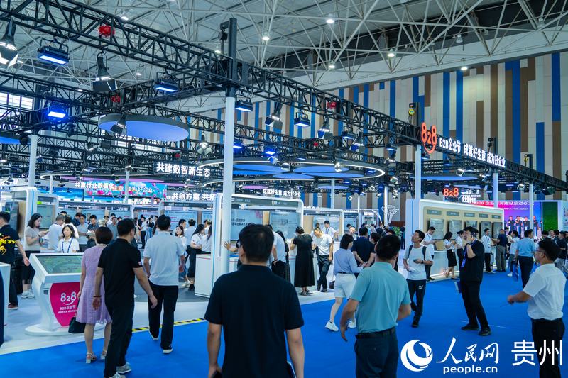 2、2024數(shù)博會(huì)共吸引400余家展商參展。人民網(wǎng) 陽(yáng)茜攝.jpg