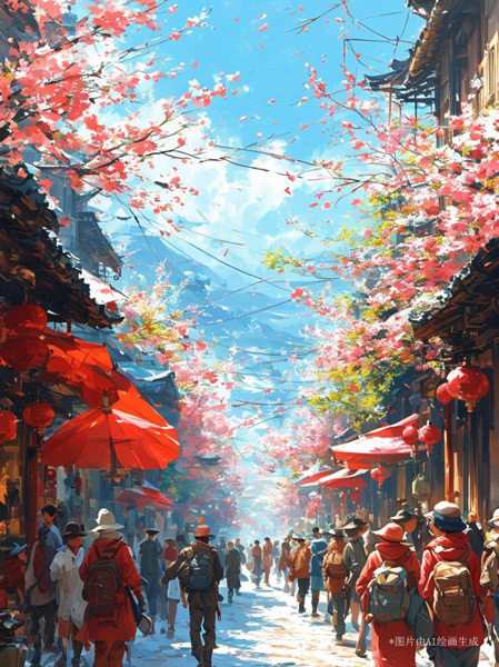 【巳巳如意萬(wàn)象新】漫評(píng)丨紅紅火火中國(guó)年，照見(jiàn)新年新圖景