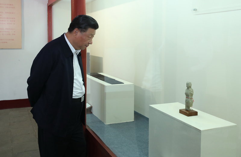 2021年5月12日，習近平總書記在南陽市考察東漢醫(yī)學家張仲景的墓祠紀念地醫(yī)圣祠。