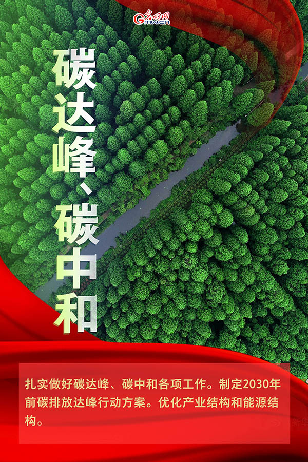 海報(bào)| 2021年政府工作報(bào)告，提到這些生態(tài)環(huán)保關(guān)鍵詞